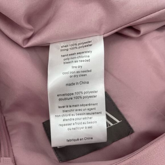 VERA WANG WHITE Gown Dress Size 10 One Shoulder Quartz Formal Wedding Bridesmaid - Picture 14 of 16